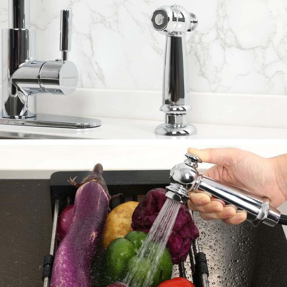 Kitchen Side Sprayer Chrome, Kitchen Sink Sprayer Head Replacement, Kitchen Sink Faucet Sprayer Hose, Kitchen Sprayer Head Replacement,Kitchen Sink Pull Out Spray Head,Kitchen Sink Spray Hose