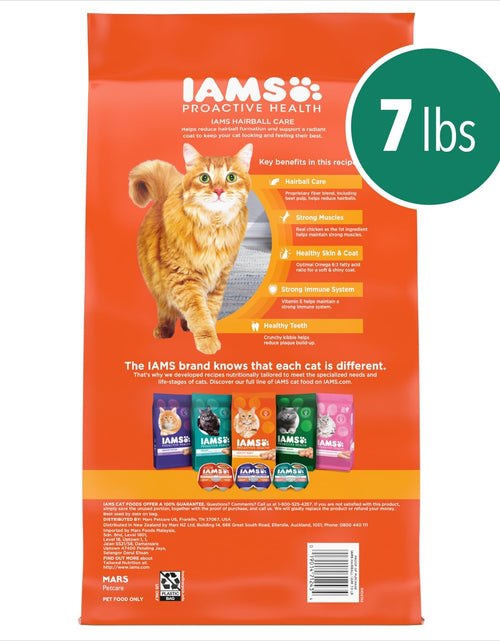 Load image into Gallery viewer, PROACTIVE HEALTH Adult Hairball Care Dry Cat Food with Chicken and Salmon Cat Kibble, 7 Lb. Bag
