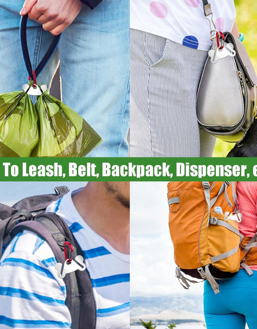 Load image into Gallery viewer, 2PCS Dog Poop Bag Holder, Waste Bag Holder, Dog Poop Bag Carrier, Hand Free Holder
