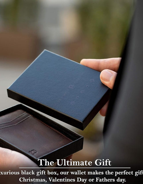 Load image into Gallery viewer, Money Clip Wallet - Mens Wallets Slim Front Pocket RFID Blocking Card Holder Minimalist Mini Bifold
