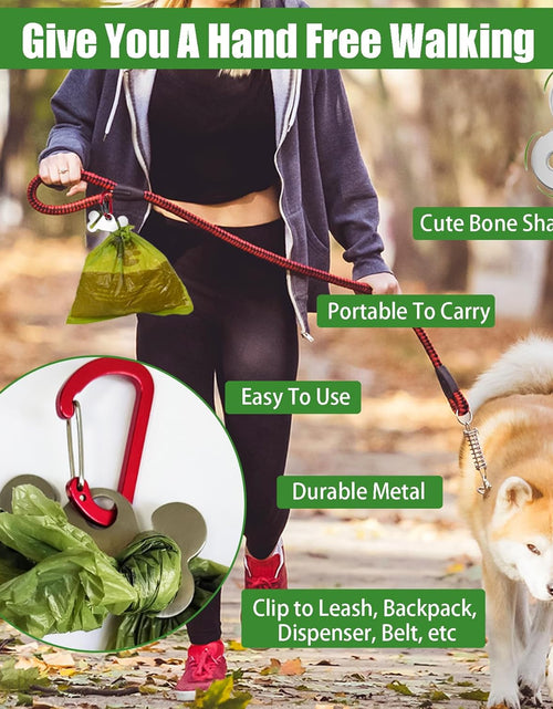 Load image into Gallery viewer, 2PCS Dog Poop Bag Holder, Waste Bag Holder, Dog Poop Bag Carrier, Hand Free Holder

