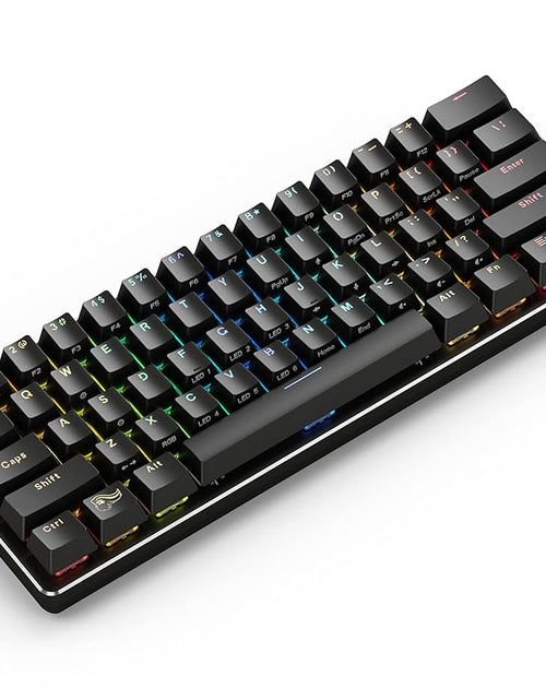 Load image into Gallery viewer, GMMK Modular Mechanical Gaming Keyboard - 60% Compact Size (61 Key) - RGB LED Backlit, Brown Switches, Hot Swap Switches (Black)(Gmmk-Compact-Brn)
