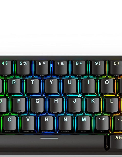 Load image into Gallery viewer, GMMK Modular Mechanical Gaming Keyboard - 60% Compact Size (61 Key) - RGB LED Backlit, Brown Switches, Hot Swap Switches (Black)(Gmmk-Compact-Brn)
