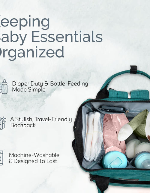Load image into Gallery viewer, Diaper Bag Backpack | Baby Diaper Bags with Changing Station for Mom | Multifunction Travel Back Pack Maternity Baby Bags Waterproof Tote Bag Spacious, Unisex Stylish | Gray
