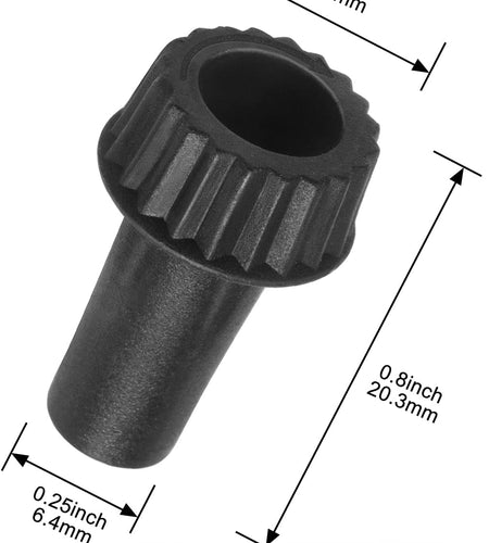 Light Lamp Turn On/Off Switch Knobs Replacement, Black, Standard Size, 4 Packs