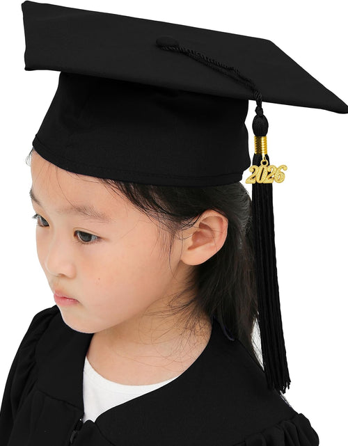 Load image into Gallery viewer, Matte Kindergarten Graduation Gown Cap Set with 2022 Tassel
