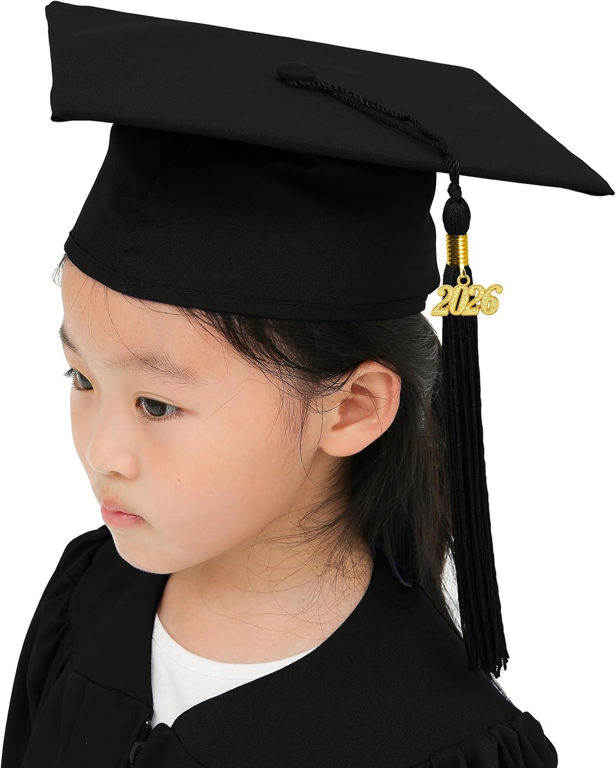 Matte Kindergarten Graduation Gown Cap Set with 2022 Tassel
