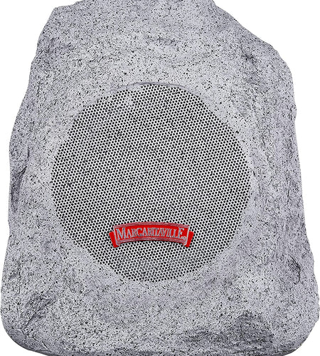 Margaritaville Outdoor Rock Bluetooth Wireless Speaker | Durable Bluetooth Speakers, Fantastic Yard or Patio Decor, IPX-4 Waterproof Rated, Granite Grey “On the Rock”