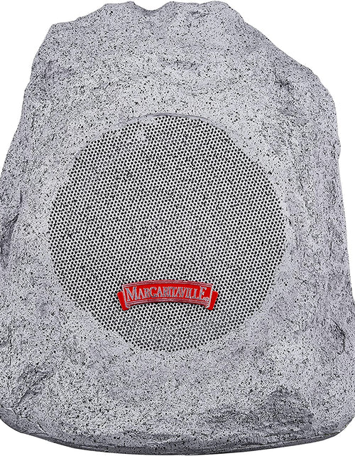 Load image into Gallery viewer, Margaritaville Outdoor Rock Bluetooth Wireless Speaker | Durable Bluetooth Speakers, Fantastic Yard or Patio Decor, IPX-4 Waterproof Rated, Granite Grey “On the Rock”
