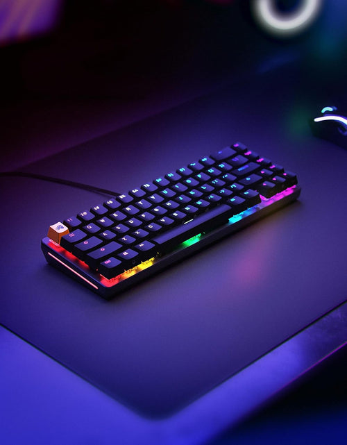 Load image into Gallery viewer, GMMK Modular Mechanical Gaming Keyboard - 60% Compact Size (61 Key) - RGB LED Backlit, Brown Switches, Hot Swap Switches (Black)(Gmmk-Compact-Brn)
