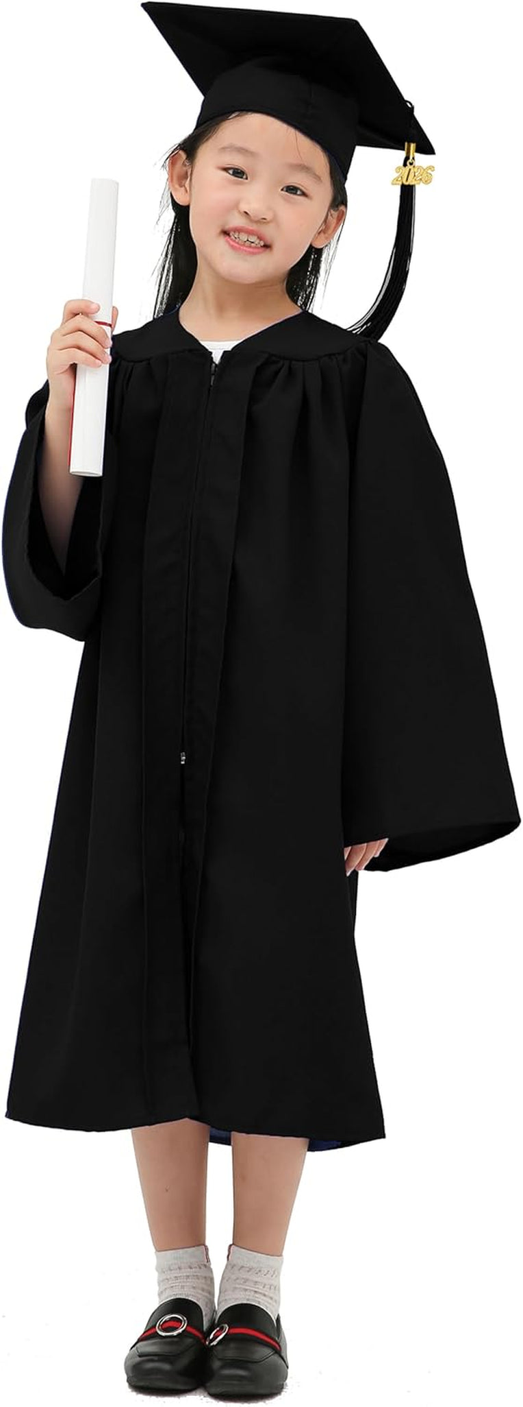 Matte Kindergarten Graduation Gown Cap Set with 2022 Tassel