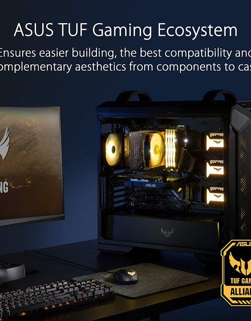 Load image into Gallery viewer, TUF Gaming GT501 Mid-Tower Computer Case for up to EATX Motherboards with USB 3.0 Front Panel Cases GT501/GRY/WITH Handle
